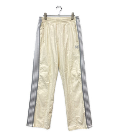 NEEDLES トラックパンツ nano universe別注 Back Sateen アイボリー NS1667 メンズ SIZE M ニードルズ