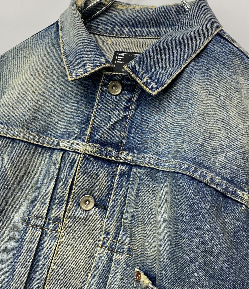 sacai× BEYONDEXX ビヨンデックス デニムブルゾン 24-03521M メンズ SIZE 2 サカイ