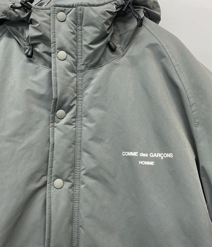 COMME des GARCONS HOMME フーデッド ダウンコート 21AW グレー HH-C010 メンズ SIZE S コムデギャルソンオム