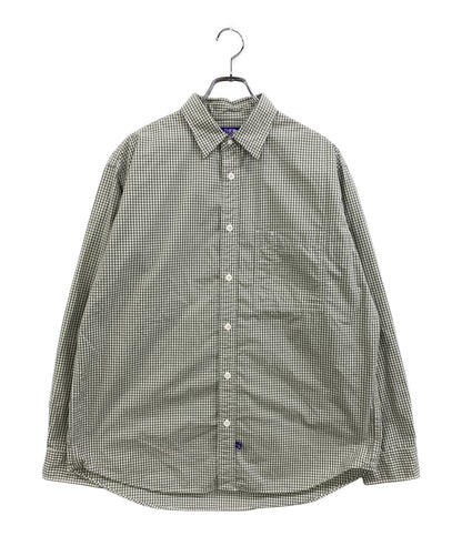 THE NORTH FACE PURPLE LABEL 長袖シャツ Regular Collar Gingham Field Shirt メンズ SIZE L ザノースフェイスパープルレーベル