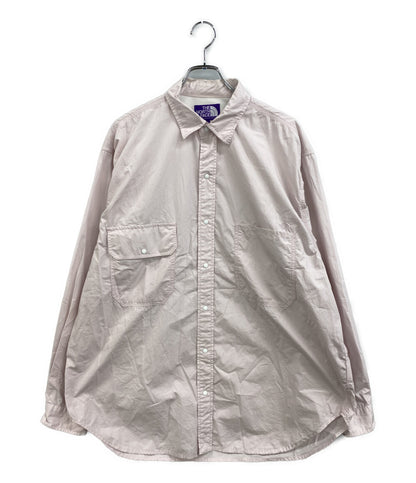 THE NORTH FACE PURPLE LABEL 長袖シャツ Field Typewriter Shirt ピンク メンズ SIZE L ザノースフェイスパープルレーベル