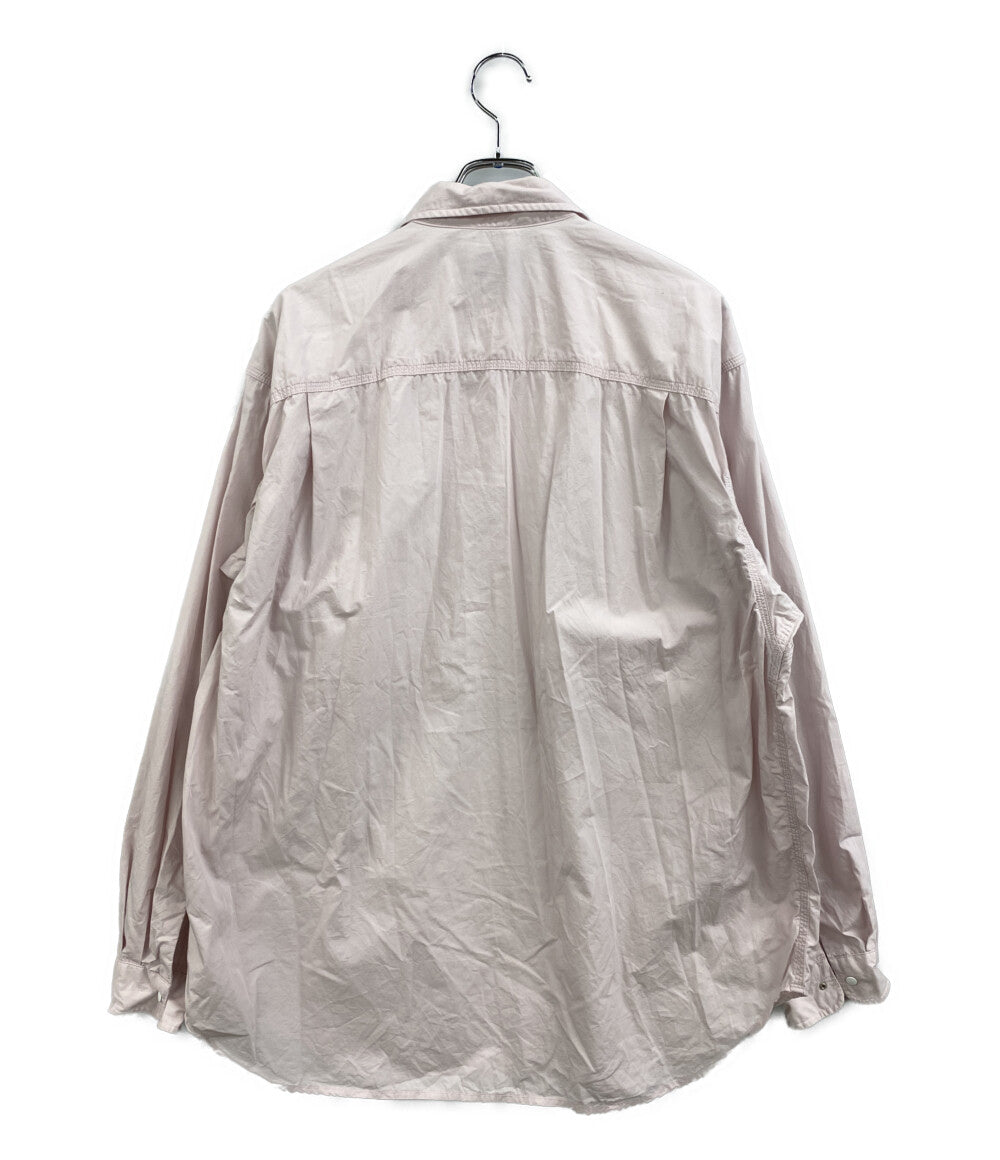 THE NORTH FACE PURPLE LABEL 長袖シャツ Field Typewriter Shirt ピンク メンズ SIZE L ザノースフェイスパープルレーベル