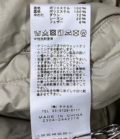 THE NORTH FACE PURPLE LABEL ダウンポンチョ Field Down Poncho ベージュ メンズ SIZE M ザノースフェイスパープルレーベル