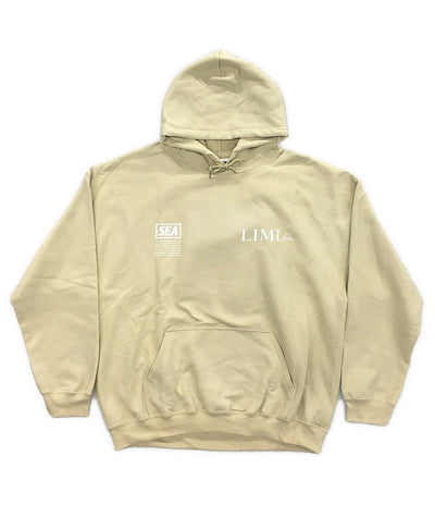 WIND AND SEA×LIMI feu ウィンダンシーxリミフゥ プリントロゴパーカー メンズ SIZE -