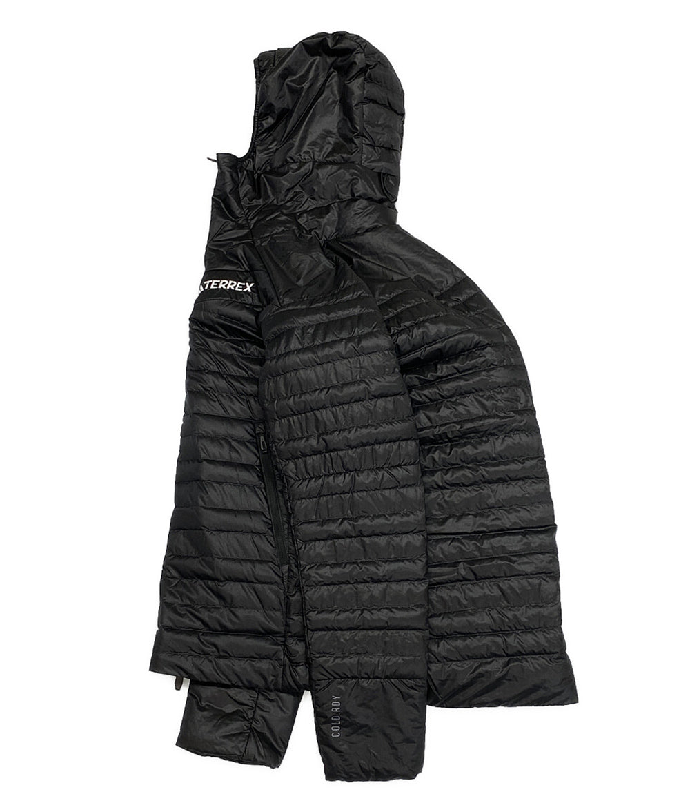 adidas ダウンジャケット テレックス テックロック フード付き 23fw メンズ SIZE XL アディダス