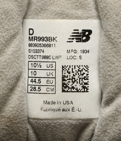 new balance スニーカー MR993BK メンズ SIZE 28.5cm ニューバランス