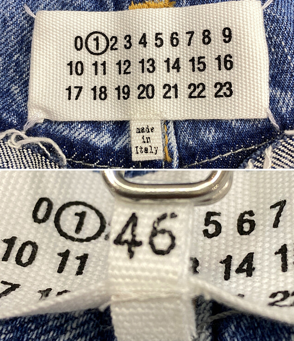 Maison Margiela 1 デニムパンツ リサイクルパッチワークデニム 21SS レディース SIZE 46 メゾンマルジェラ