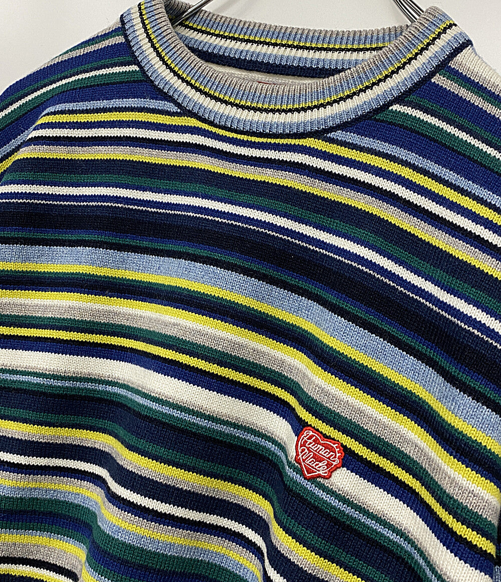 HUMAN MADE ニット MULTI STRIPED KNIT メンズ SIZE XL ヒューマンメード