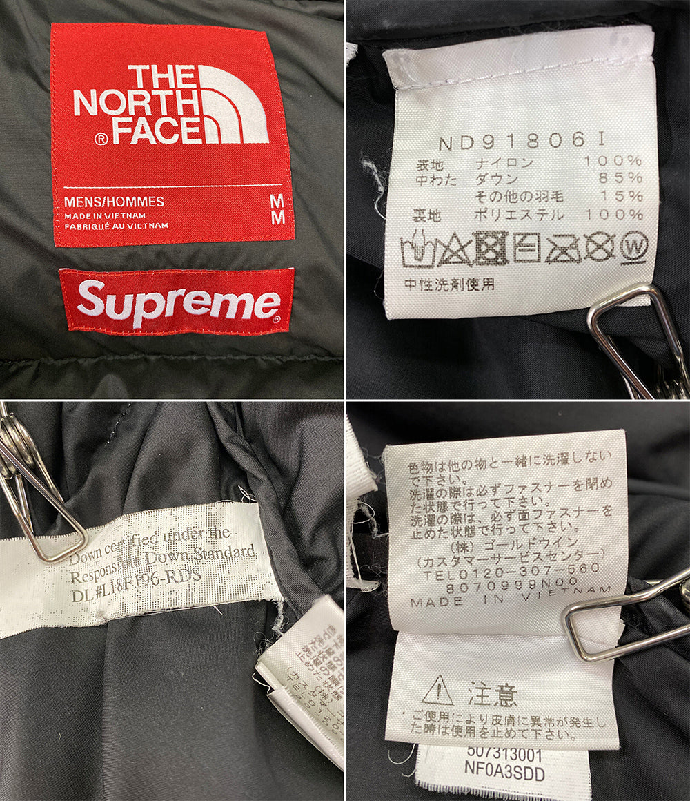 Supreme×THE NORTH FACE ザ ノースフェイス ダウンジャケット Paper Nuptse Jacket 19aw メンズ SIZE M シュプリーム