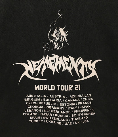 VETEMENTS パーカー WORLD TOUR HOODIE メンズ SIZE XS ヴェトモン