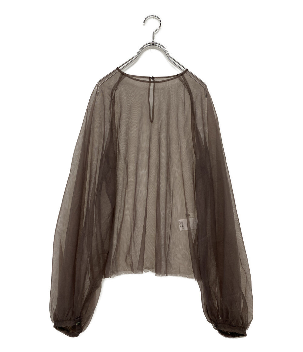 Whim Gazette ウィムガゼット 長袖ブラウス オーバーチュールプルオーバー レディース SIZE F