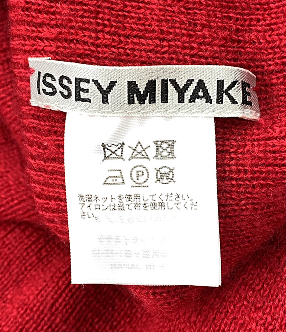 ISSEY MIYAKE ハイネックワンピース STRETCHY WOOL Dress レディース SIZE 2 イッセイミヤケ