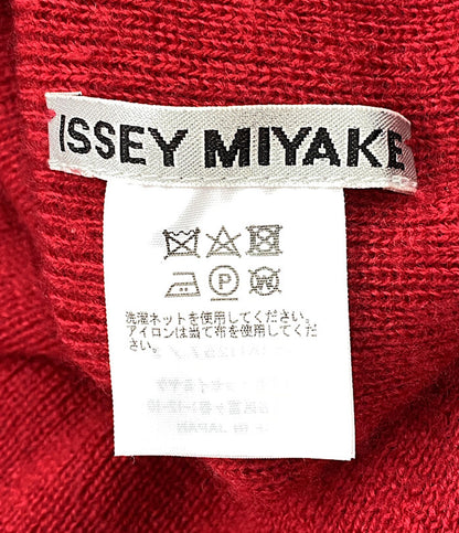 ISSEY MIYAKE ハイネックワンピース STRETCHY WOOL Dress レディース SIZE 2 イッセイミヤケ