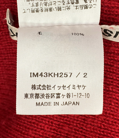 ISSEY MIYAKE ハイネックワンピース STRETCHY WOOL Dress レディース SIZE 2 イッセイミヤケ