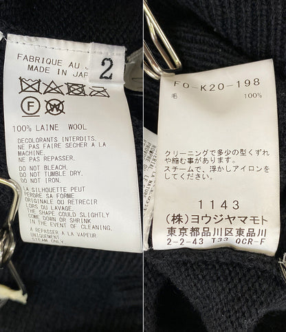 YOHJI YAMAMOTO FEMME ヨウジヤマモトファム 長袖ニット 24aw F0-K20-198 レディース SIZE 2