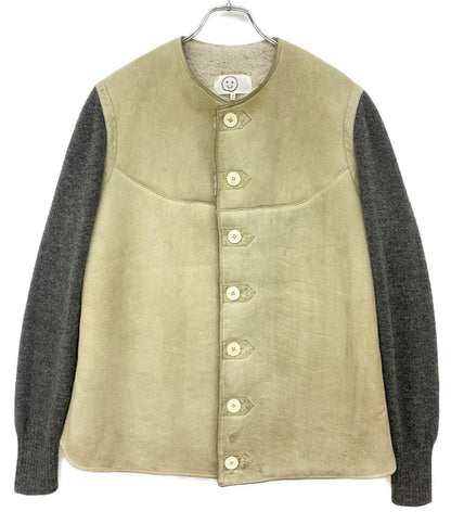 Maison Margiela ジャケット SHEARLING JACKET WITH KNITTED SLEEVES 22SS メンズ SIZE 46 メゾンマルジェラ