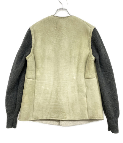 Maison Margiela ジャケット SHEARLING JACKET WITH KNITTED SLEEVES 22SS メンズ SIZE 46 メゾンマルジェラ