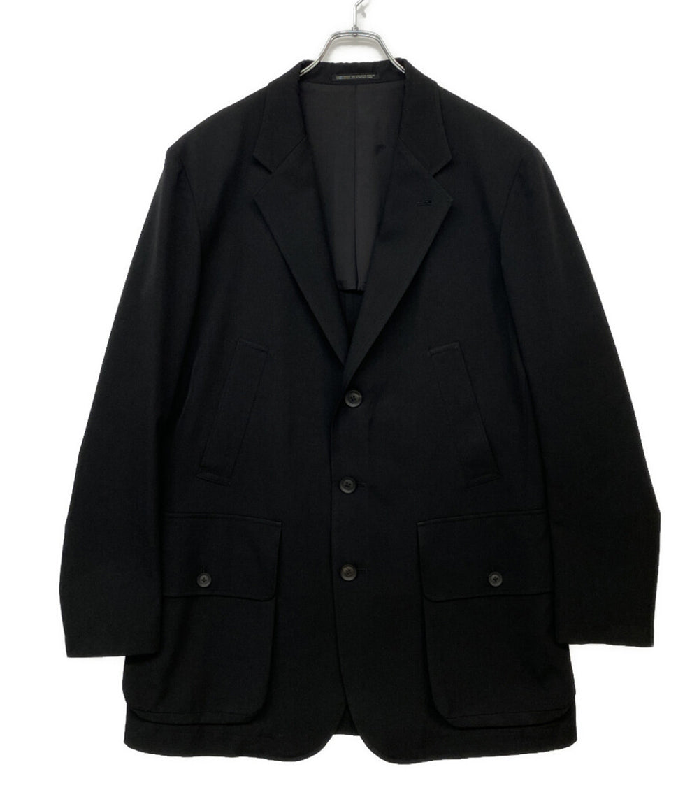 YOHJI YAMAMOTO POUR HOMME テーラードジャケット 箱ポケットJKT背ヌキ メンズ SIZE 3 ヨウジヤマモトプールオム