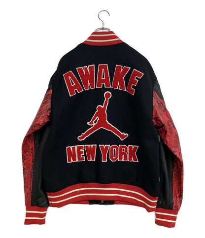 NIKE Jordan × Awake ジョーダン x アウェイク NY バーシティジャケット FQ5439-657 メンズ SIZE M ナイキ