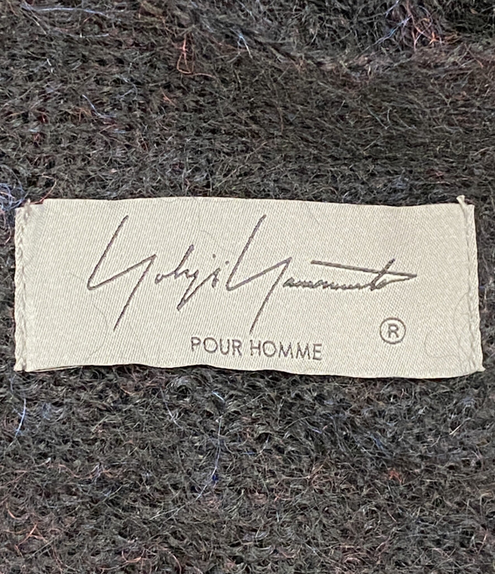 YOHJI YAMAMOTO POUR HOMME カーディガン 7G1P PLAIN STITCH V LONG CARDIGAN 24AW メンズ SIZE 3 ヨウジヤマモトプールオム