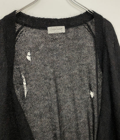 YOHJI YAMAMOTO POUR HOMME カーディガン 7G1P PLAIN STITCH V LONG CARDIGAN 24AW メンズ SIZE 3 ヨウジヤマモトプールオム