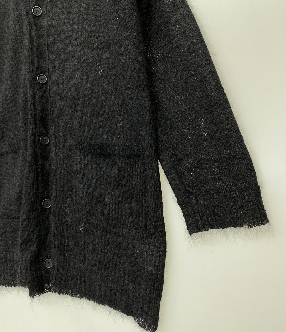 YOHJI YAMAMOTO POUR HOMME カーディガン 7G1P PLAIN STITCH V LONG CARDIGAN 24AW メンズ SIZE 3 ヨウジヤマモトプールオム