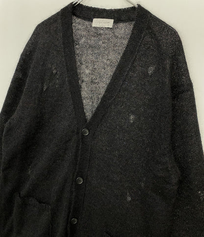 YOHJI YAMAMOTO POUR HOMME カーディガン 7G1P PLAIN STITCH V LONG CARDIGAN 24AW メンズ SIZE 3 ヨウジヤマモトプールオム