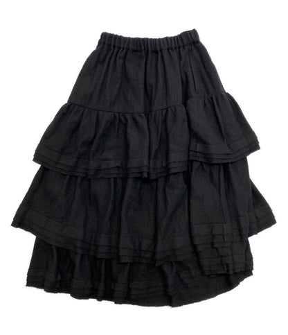 noir kei ninomiya スカート ウールフリル段々スカート 24AW 3N-S011 レディース SIZE S ノワールケイニノミヤ
