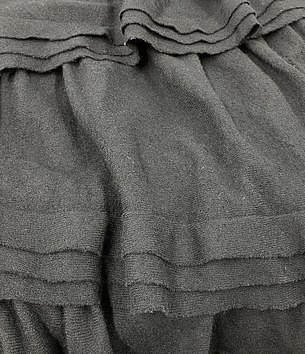 noir kei ninomiya スカート ウールフリル段々スカート 24AW 3N-S011 レディース SIZE S ノワールケイニノミヤ