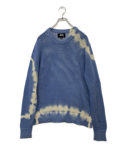 STUSSY ニット PIGMENT DYED LOOSE GAUGE SWEATER メンズ SIZE M ステューシー