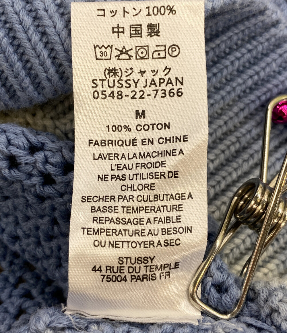 STUSSY ニット PIGMENT DYED LOOSE GAUGE SWEATER メンズ SIZE M ステューシー