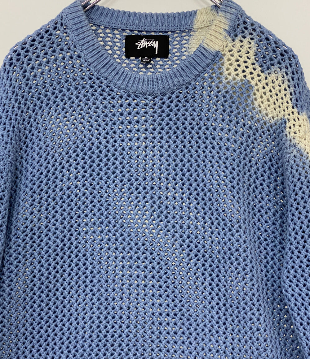 STUSSY ニット PIGMENT DYED LOOSE GAUGE SWEATER メンズ SIZE M ステューシー