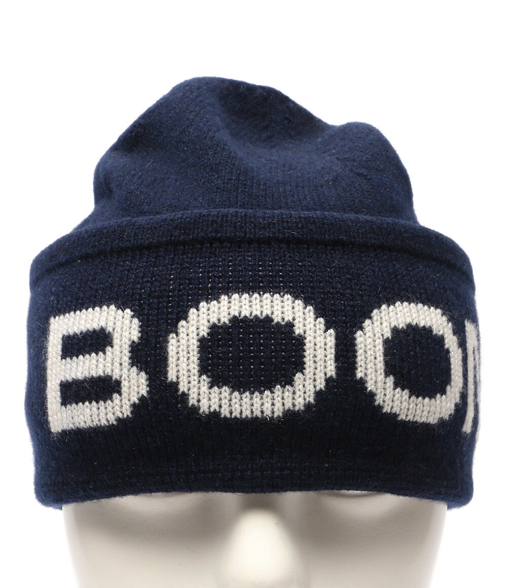美品 QUEENE AND BELLE クイーンアンドベル ニット帽 BOOMビーニー レディース