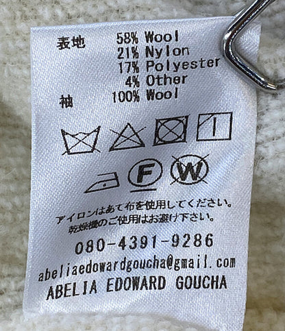 ABELIA EDOWARD GOUCHA アベリアエドワードゴーチャ 袖リブニットブルゾン 24aw メンズ SIZE F