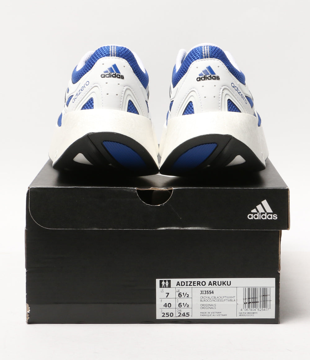 美品 adidas スニーカー Adizero Aruku Royal Blue JI3554 メンズ SIZE 25cm アディダス