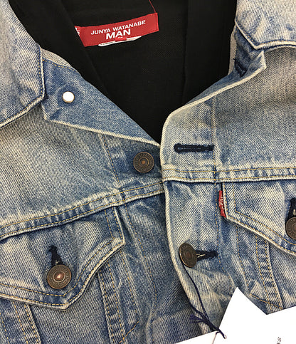JUNYA WATANABE MAN マン デニムジャケット カーディガンドッキング 25SS WO-J206 メンズ SIZE XS ジュンヤワタナベ