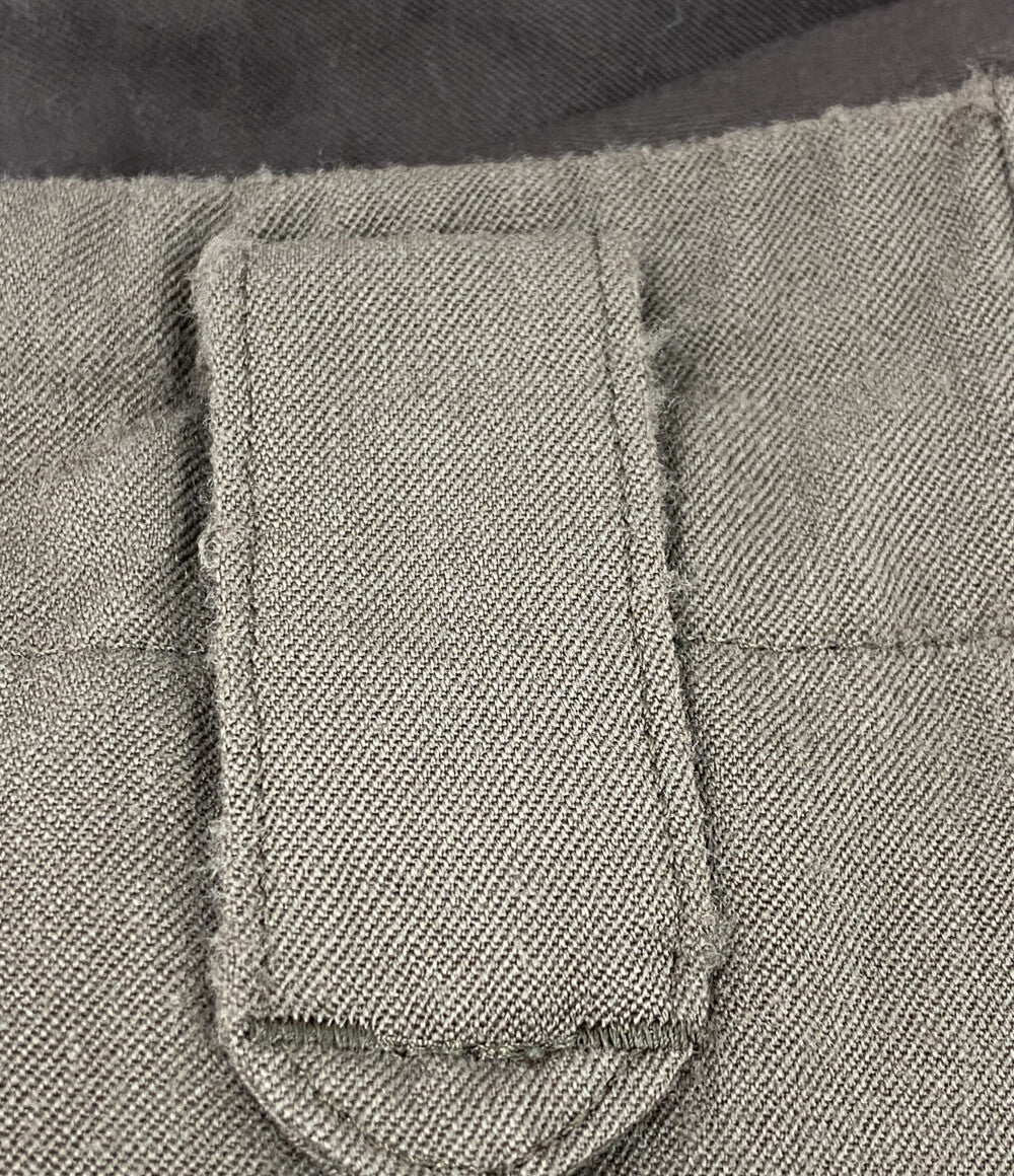 YOHJI YAMAMOTO POUR HOMME フラノデザインウールパンツ 17AW HK-P45-148 メンズ SIZE 2 ヨウジヤマモトプールオム