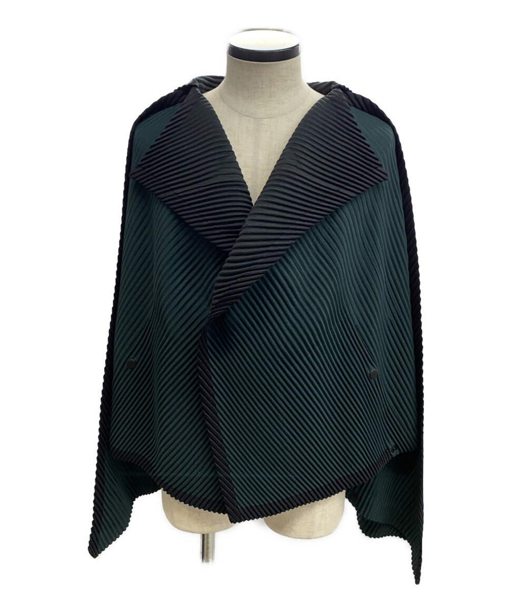 HOMME PLISSE ISSEY MIYAKE ポンチョ MONTHLY COLOR JULY FRAMEWORK 23AW HP33JL375 メンズ SIZE 3 オム プリッセ イッセイミヤケ