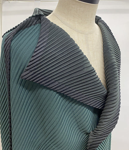 HOMME PLISSE ISSEY MIYAKE ポンチョ MONTHLY COLOR JULY FRAMEWORK 23AW HP33JL375 メンズ SIZE 3 オム プリッセ イッセイミヤケ