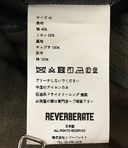 REVERBERATE リバーバレイト ロングテーラードジャケット メンズ SIZE 40