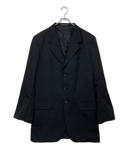 YOHJI YAMAMOTO POUR HOMME テーラードジャケット WOOL GABARDINE BACK OPENING JACKET 25SS HP-J41-100 メンズ SIZE 2 ヨウジヤマモトプールオム