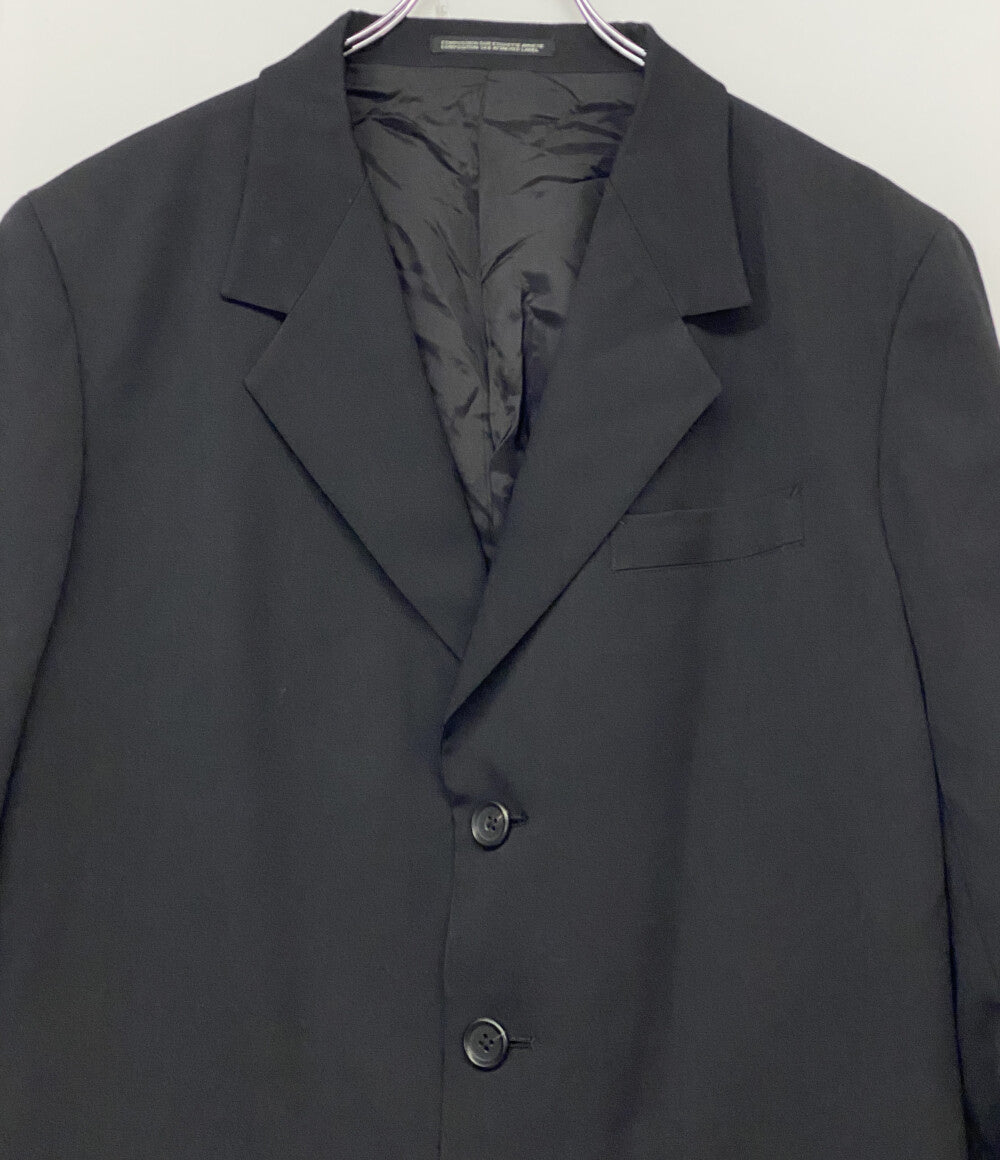 YOHJI YAMAMOTO POUR HOMME テーラードジャケット WOOL GABARDINE BACK OPENING JACKET 25SS HP-J41-100 メンズ SIZE 2 ヨウジヤマモトプールオム