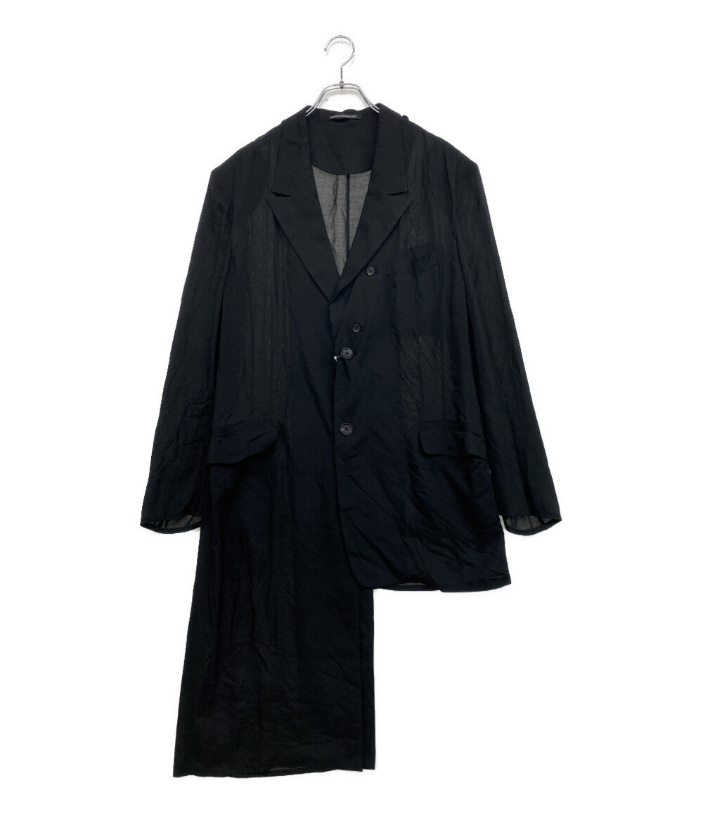 YOHJI YAMAMOTO POUR HOMME テーラードジャケット 80 MODAL LOAN DETACHABLE COLLAR JACKET 25SS HP-J53-233 メンズ SIZE 2 ヨウジヤマモトプールオム