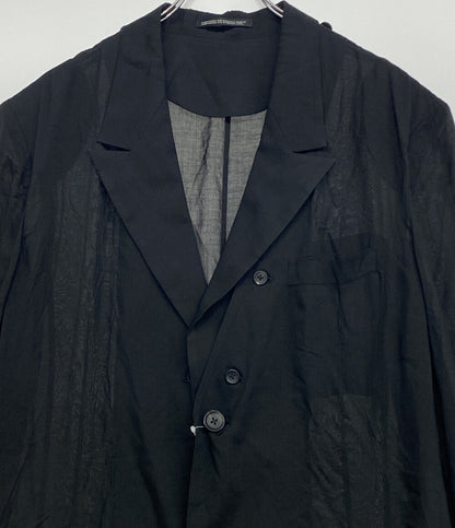 YOHJI YAMAMOTO POUR HOMME テーラードジャケット 80 MODAL LOAN DETACHABLE COLLAR JACKET 25SS HP-J53-233 メンズ SIZE 2 ヨウジヤマモトプールオム