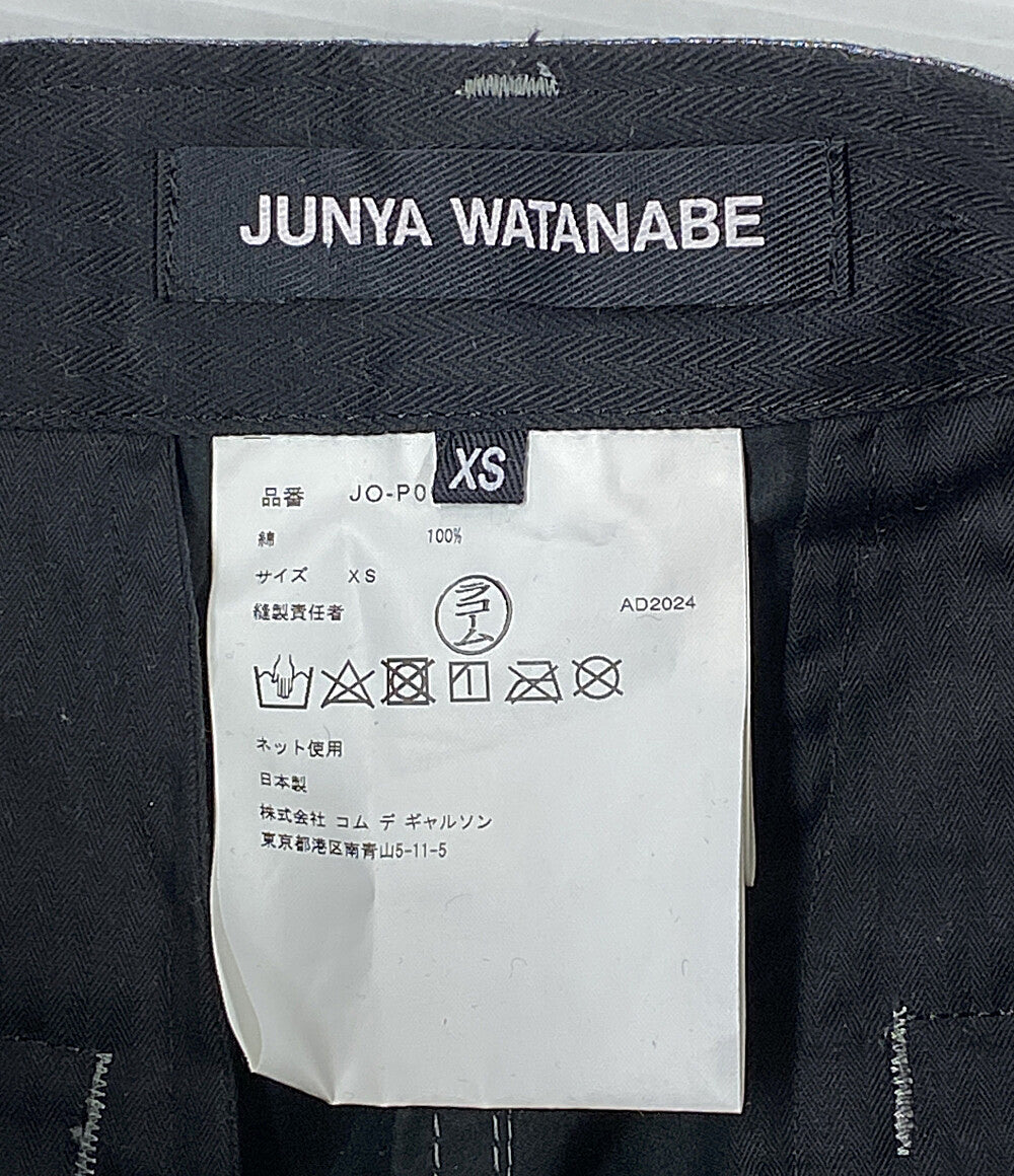 JUNYA WATANABE メタリックカーゴパンツ 25SS JO-P004 レディース SIZE XS ジュンヤワタナベ