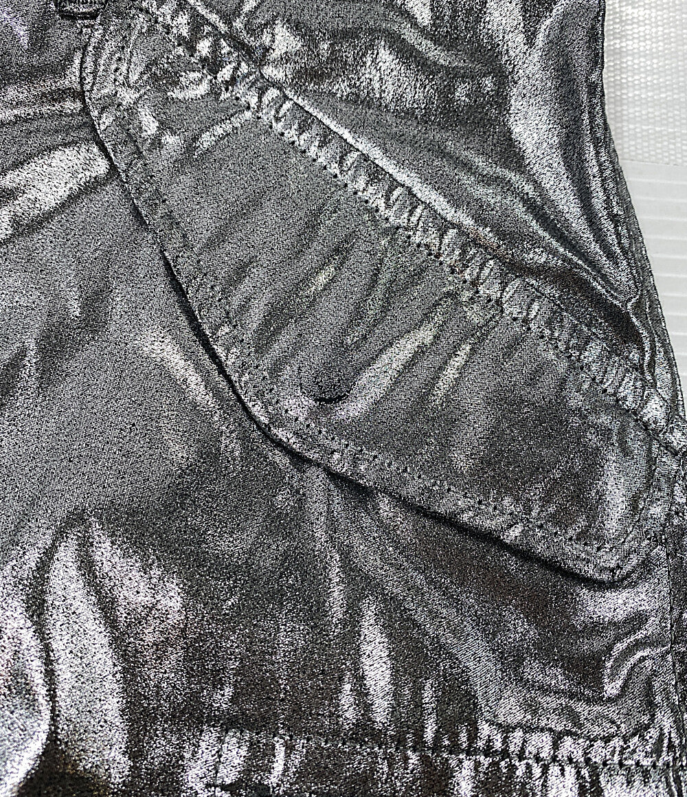 JUNYA WATANABE メタリックカーゴパンツ 25SS JO-P004 レディース SIZE XS ジュンヤワタナベ