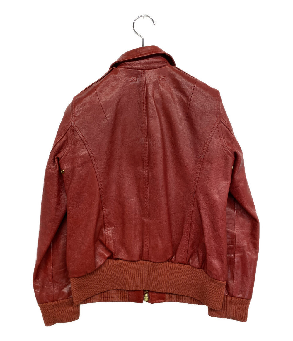 AVIREX ライダースジャケット A2 レザージャケット シングルライダース 6241027 レディース SIZE S アヴィレックス
