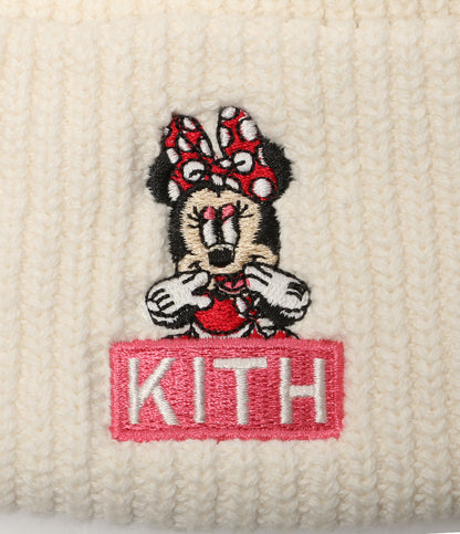 美品 KITH × Disney キス ディズニー ニット帽 ミニービーニー レディース