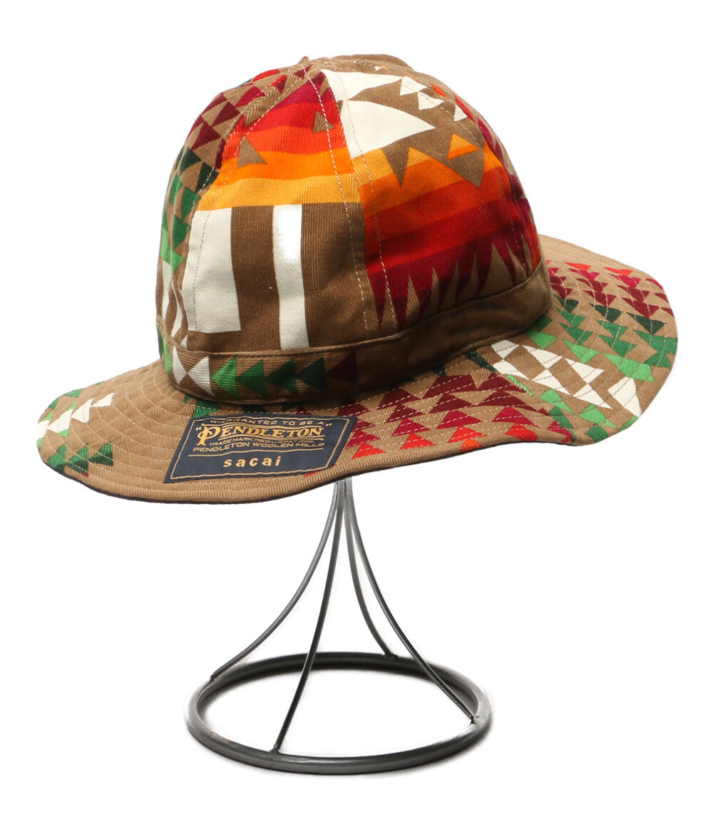 sacai×PENDLETON ペンドルトン ネイティブ柄バケットハット 19-01969M メンズ サカイ