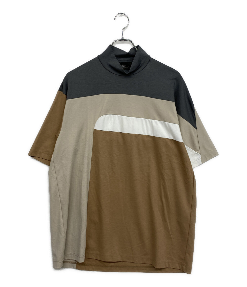 美品 kolor 半袖Ｔシャツ ライトポンチハイネックカットソー 24SS 24SCM-T03202 メンズ SIZE 2 カラー
